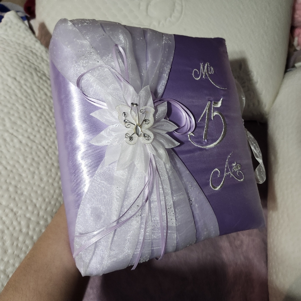 Quinceanerap photo album pillow